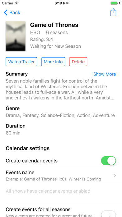 How to cancel & delete TV Calendar: #1 Show Tracker from iphone & ipad 4