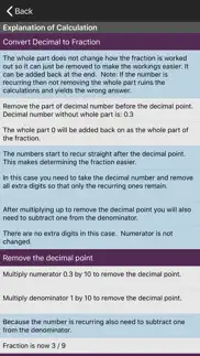 How to cancel & delete fractions/decimals/fractions 1