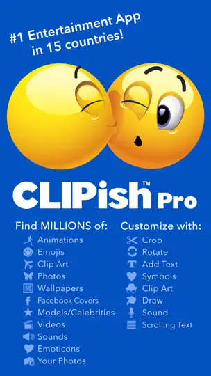 Screenshot von CLIPish Pro - Animations Emoji auf dem iPhone 1