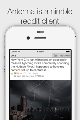 Antenna client for reddit screenshot 4
