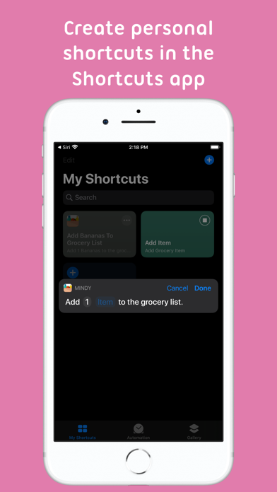 Mindy : Grocery List iPhone screenshot 7 - Productivity app