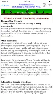 business plan(bp) iphone screenshot 2