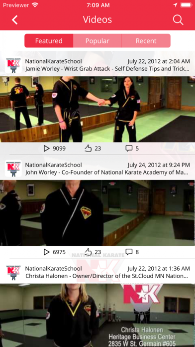Screenshot #3 pour W. Bloomington National Karate