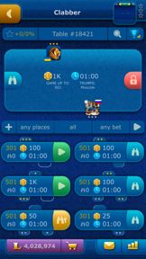 Online Clabber LiveGames screenshot