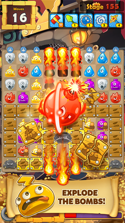 Monster Busters:Match 3 Puzzle - 1.3.98 - (iOS)