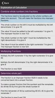 Fractions Calculator iphone bilder 1