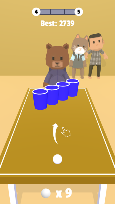 Beer Pong. Screenshot