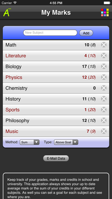 Screenshot #1 pour My Marks