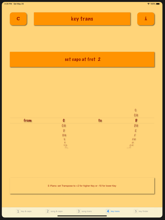 ChordTrans iPad screenshot 6 - Music app