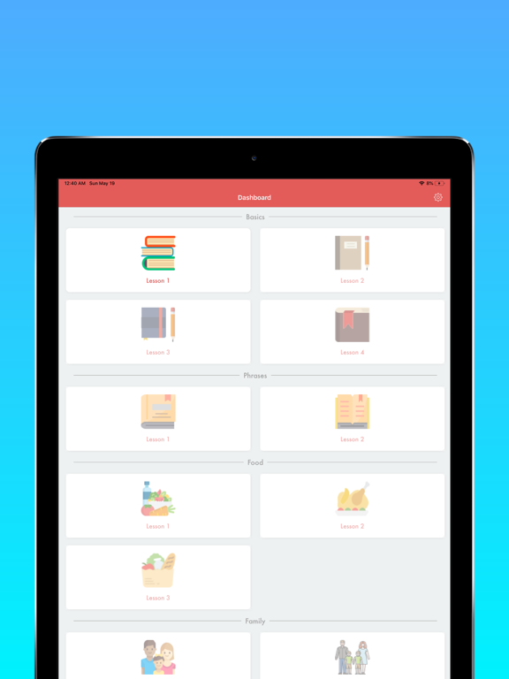 Edualb - Learn Albanian iPad screenshot 1 - Education app