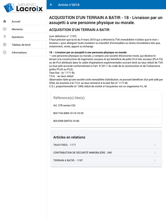 Screenshot #6 pour Memento Lacroix