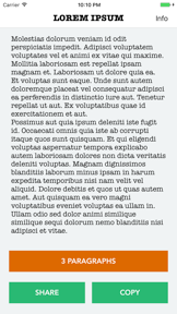 Lorem Ipsum Generator Keyboard screenshot