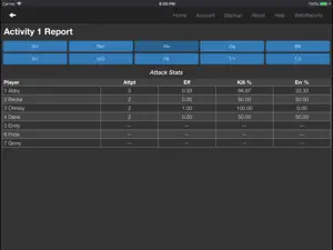 SoloStats Clipboard Volleyball screenshot 3