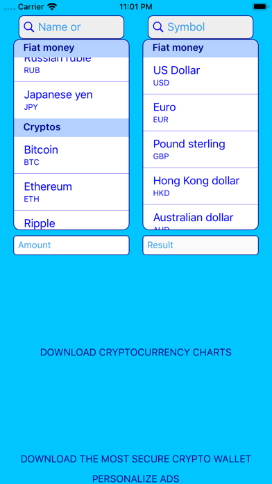 Screenshot #1 pour Convert Cryptocurrency
