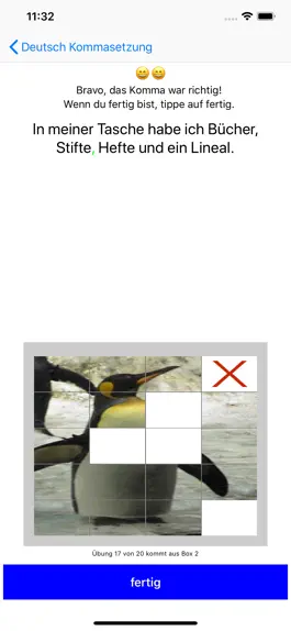 Game screenshot Kommasetzung Grundschule hack