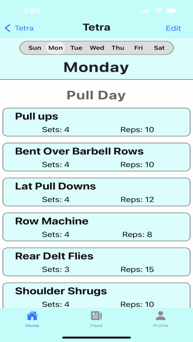 Tetra Fitness Screenshot