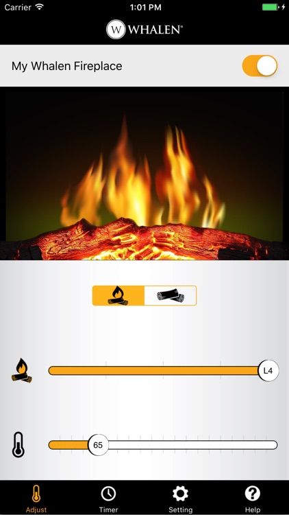 Whalen Bluetooth Fireplace