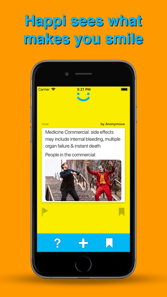 #2. Happi — Smile Based Content (iOS) By: Minty Networks, LLC.