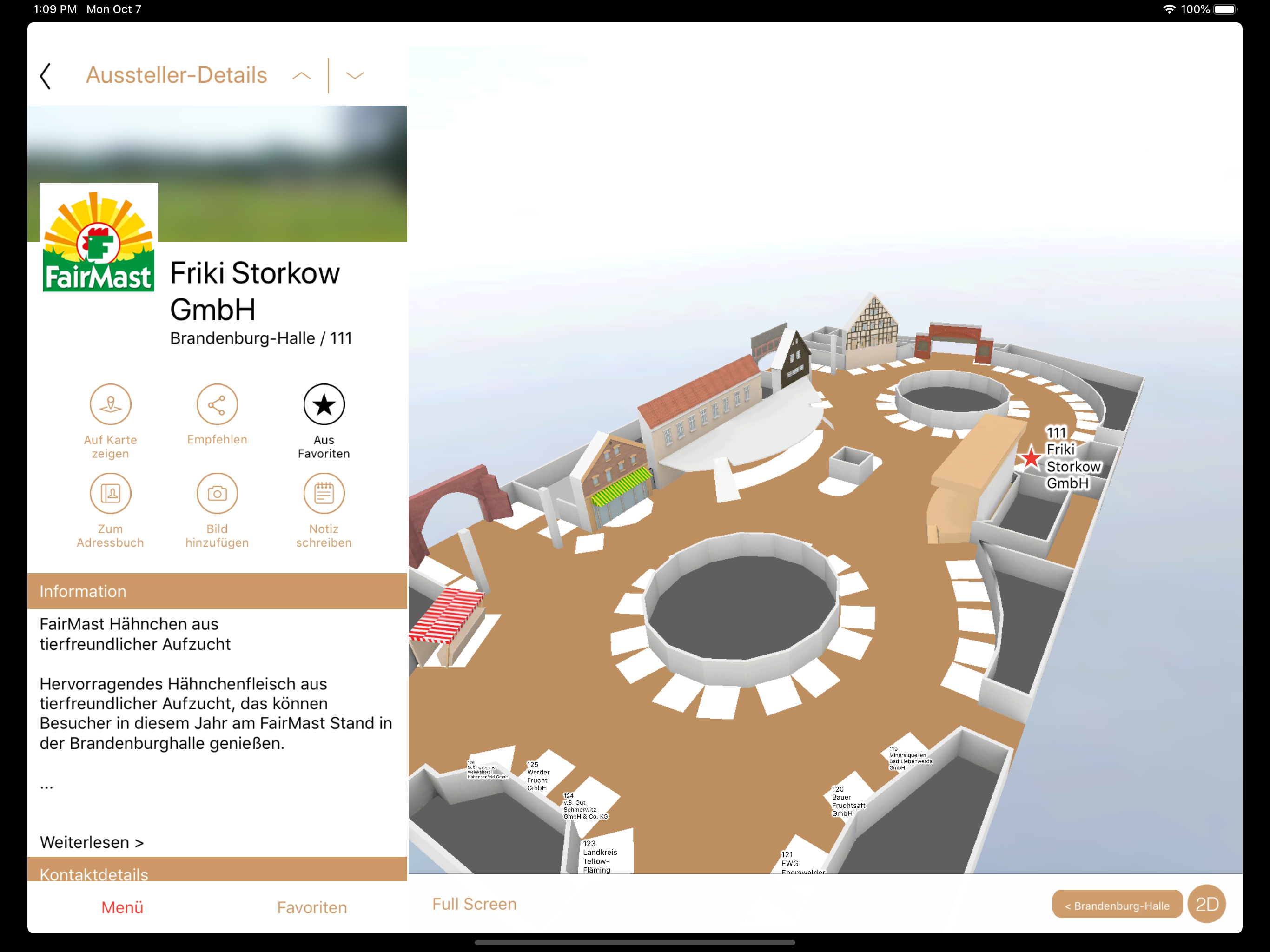 Brandenburg Halle auf der IGW screenshot 7
