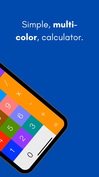 Simple Colorful Calculator