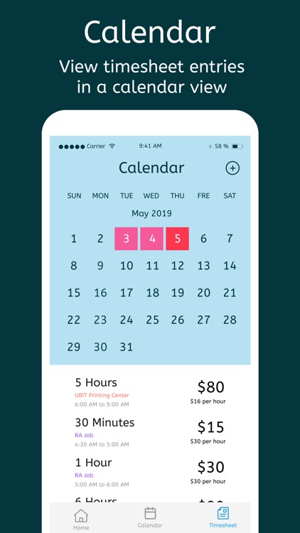 Timesheet X - Track Work Hours screenshot-3