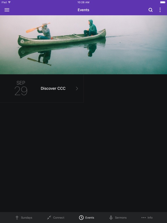 Christ's Community Church iPad screenshot 3 - Education app