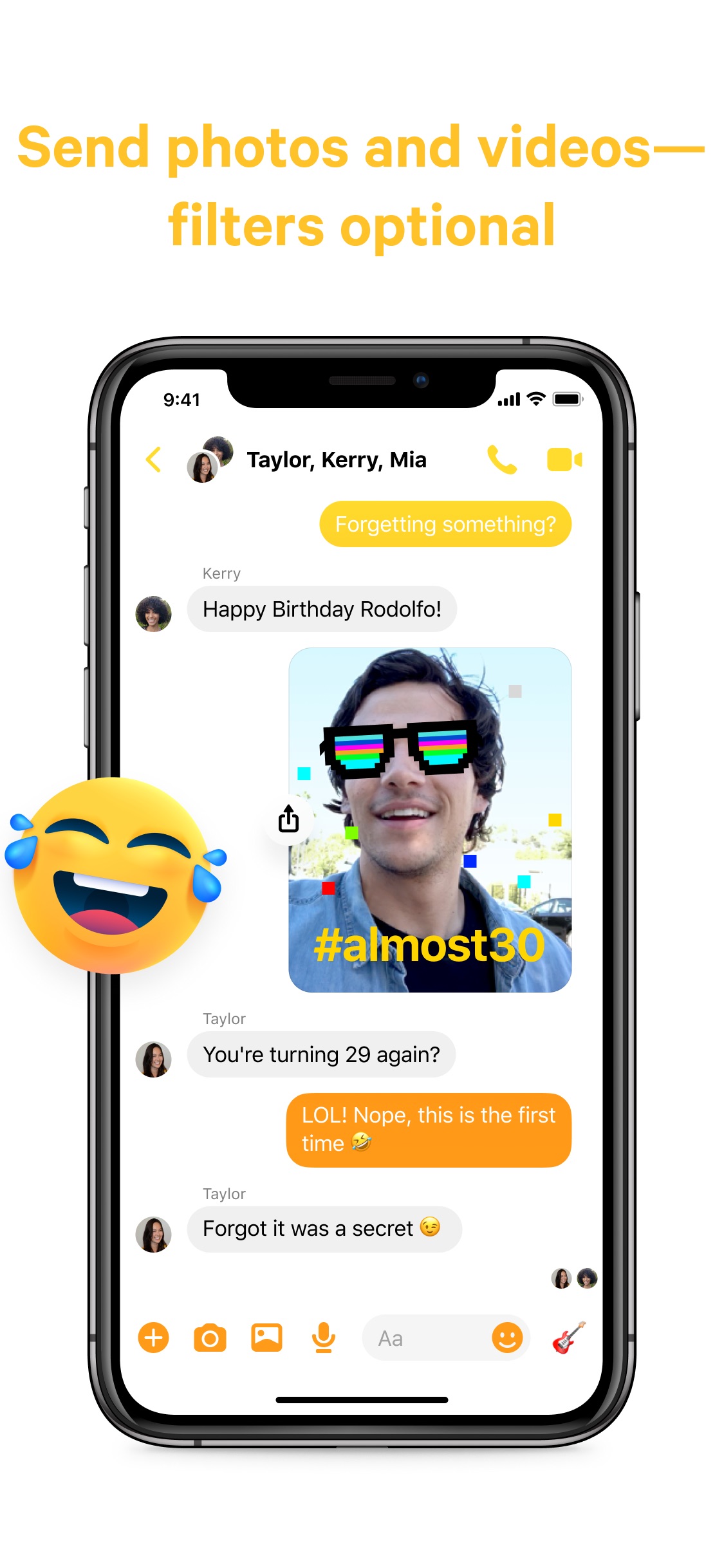 Screenshot do app Messenger