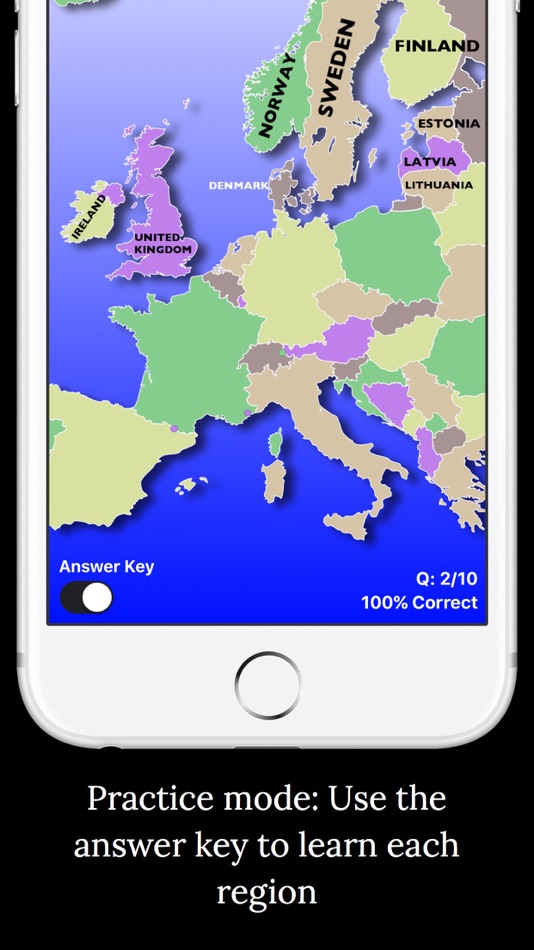 #1. World Map Challenge! Edu Ed. (iOS) 由: Peaceful Pencil Ltd., The