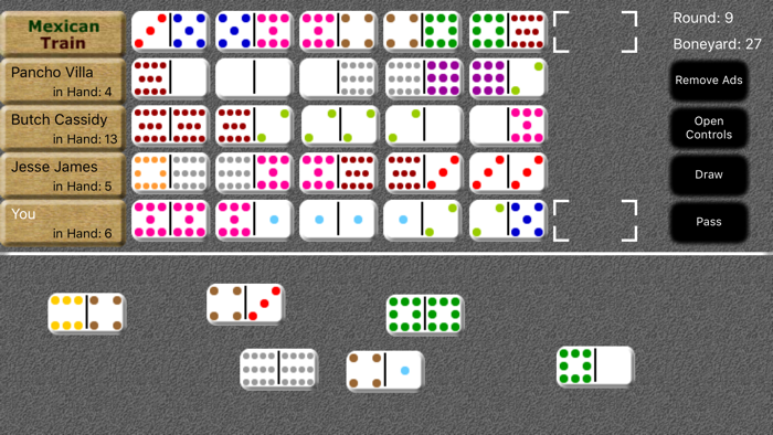 Mexican Train Dominoes