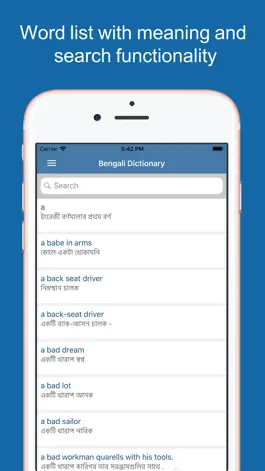 Game screenshot Bengali Dictionary &Translator apk