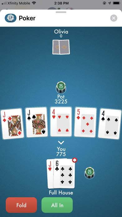 screenshot of Poker - Live with Friends 3