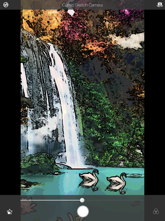Comic Sketch Camera iPad screenshot 3 - Photo & Video app