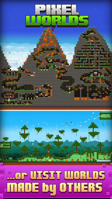 Pixel Worlds: MMO Sandbox Screenshot