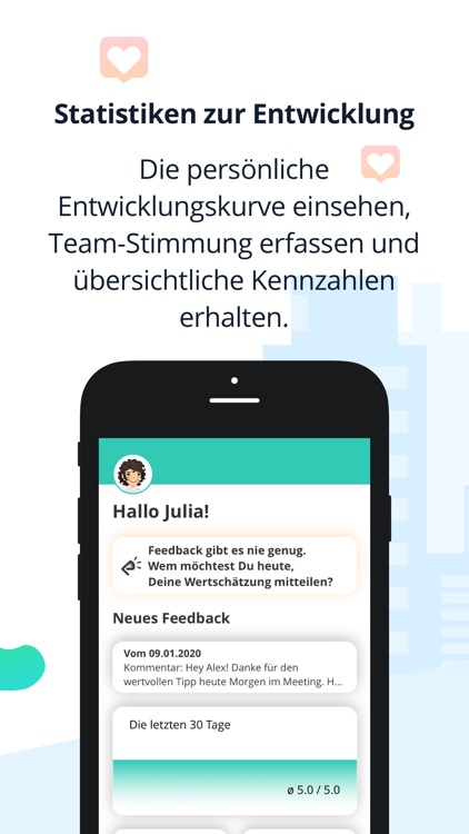 easypraise Feedback im Team screenshot-3