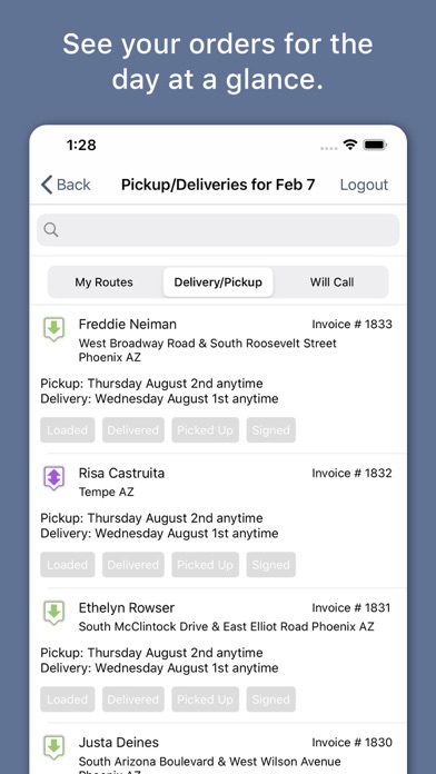 Adelie Logistics Screenshot