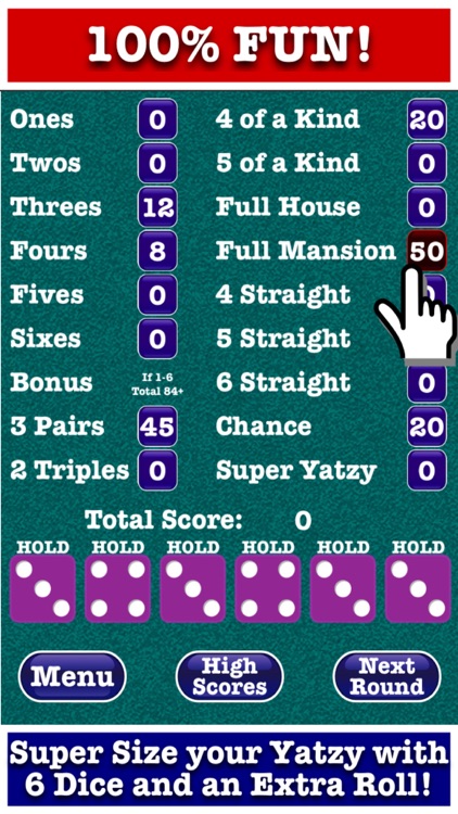 Super Yatzy - Six Dice of Fun!