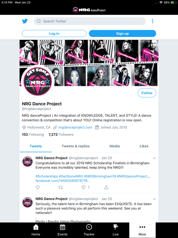 NRGdanceProject iPad screenshot 8 - Entertainment app