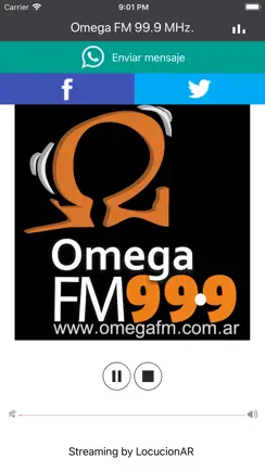 Omega FM 99.9 MHz. iPhone image 2