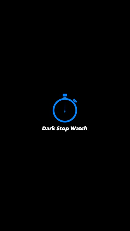 Dark Stop Watch