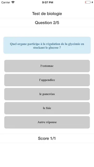 Capture d'écran de Prepa AS-AP sur iPhone 6