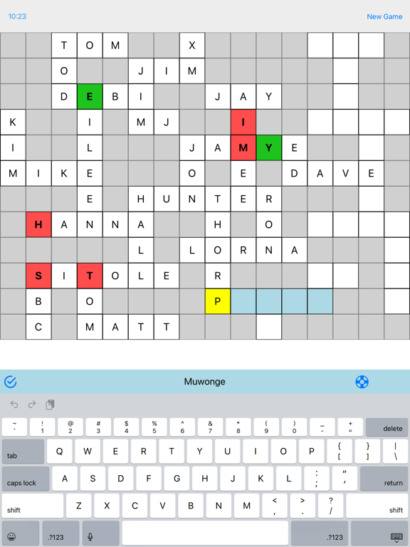 Screenshot #6 pour Contacts Crossword