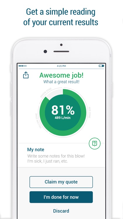 Smart Peak Flow: Asthma Diary
