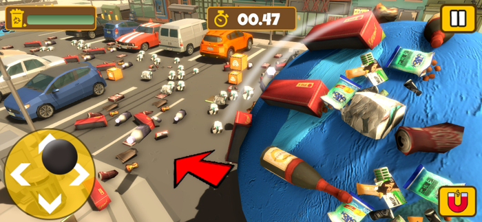 Big Garbage Roller Ball Smash