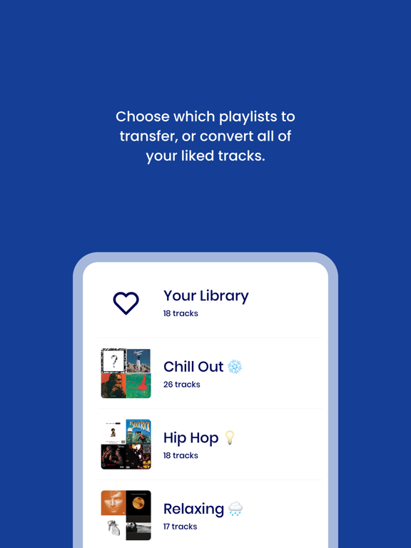 Screenshot #4 pour JamSlide: Transfer Playlists