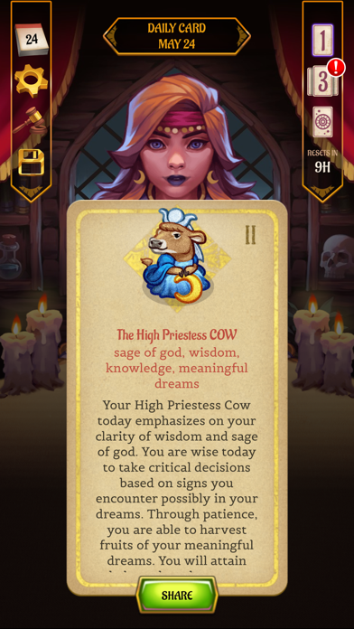 Mystical Mel Horoscope & Tarot Screenshot