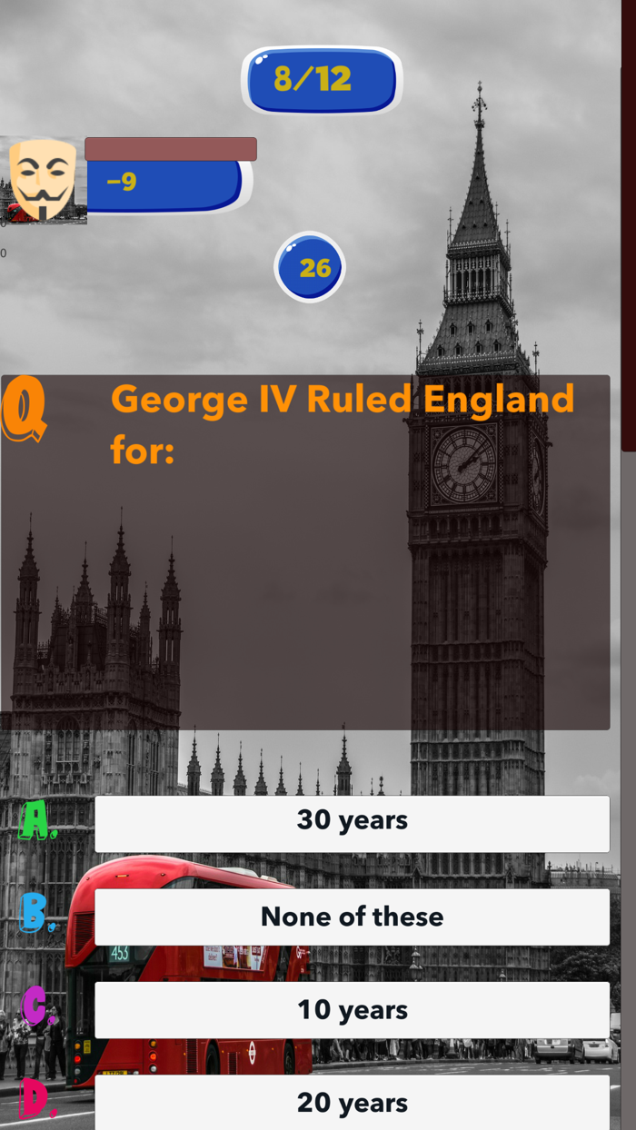 England Knowledge Test