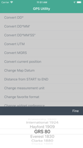 GPS Utility screenshot