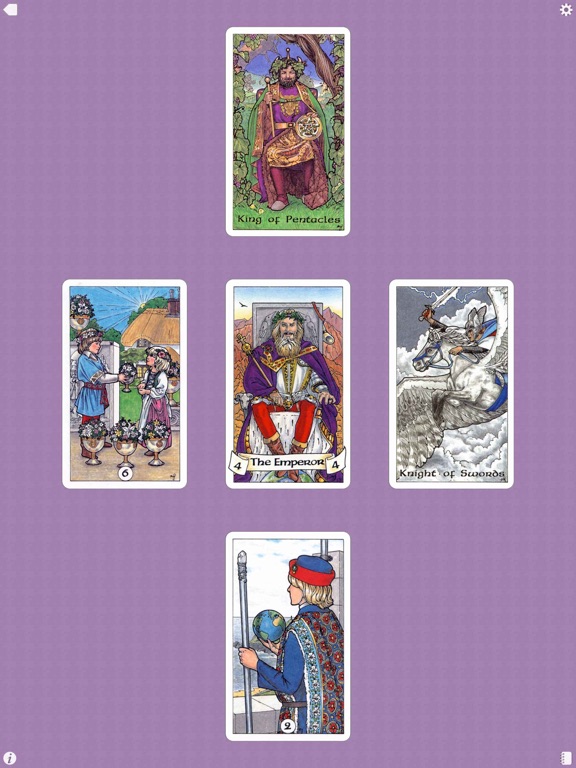 Robin Wood Tarot iPad screenshot 5 - Entertainment app