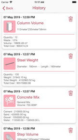 Concrete Calculator, Estimator screenshot