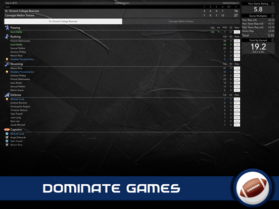 Football Superstar: US Edition iPad screenshot 9 - Games app